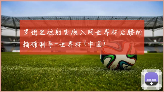 罗德里远射变线入网世界杯后腰的精确制导-世界杯(中国)